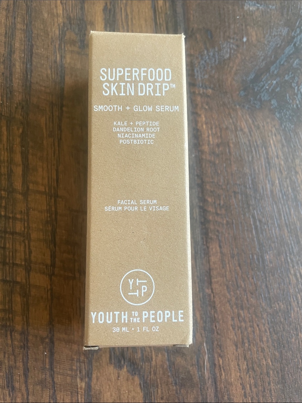 NWT Superfood Skin Drip Smooth + Glow Serum - Gold